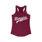 Doggies, Women's Racerback Tank, Distressed