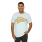 Golden Doodles, Unisex Short Sleeve Tee, Distressed Gold Print