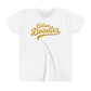 Golden Doodles, Youth Short Sleeve Tee, Distressed Gold Print