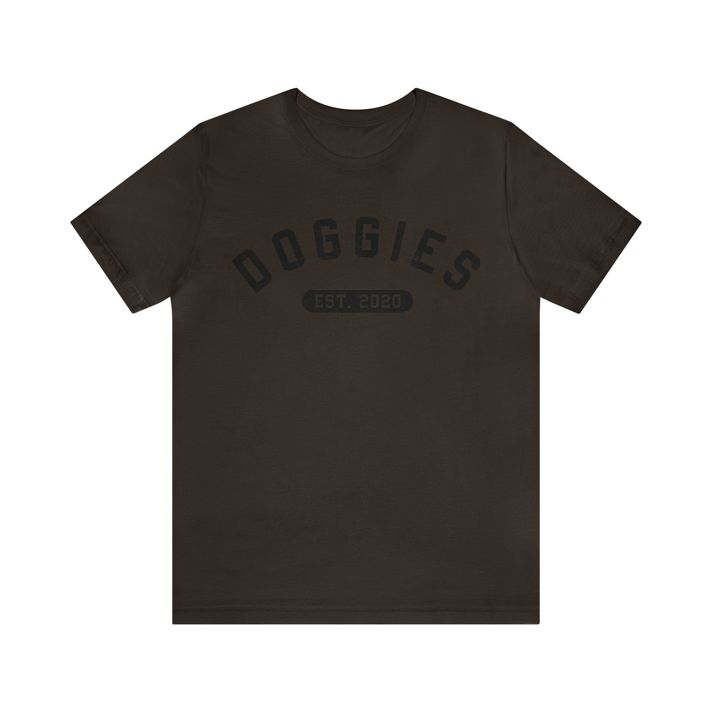 DOGGIES EST. 2020, Bella Canvas, Unisex Short Sleeve Tee, Distressed Print