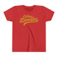 Golden Doodles, Youth Short Sleeve Tee, Distressed Gold Print