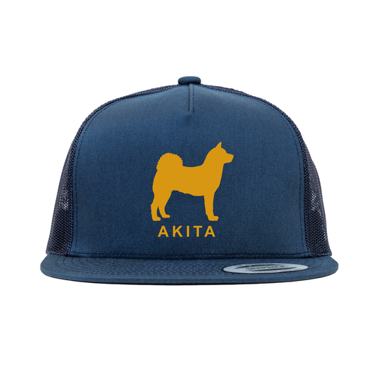 AKITA Retro Trucker Snapback Hat, Vinyl Print