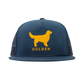 GOLDEN Retrievers Retro Trucker Snapback Hat, Vinyl Print