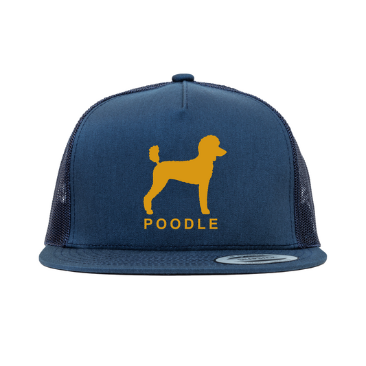 POODLE Retro Trucker Snapback Hat, Vinyl Print