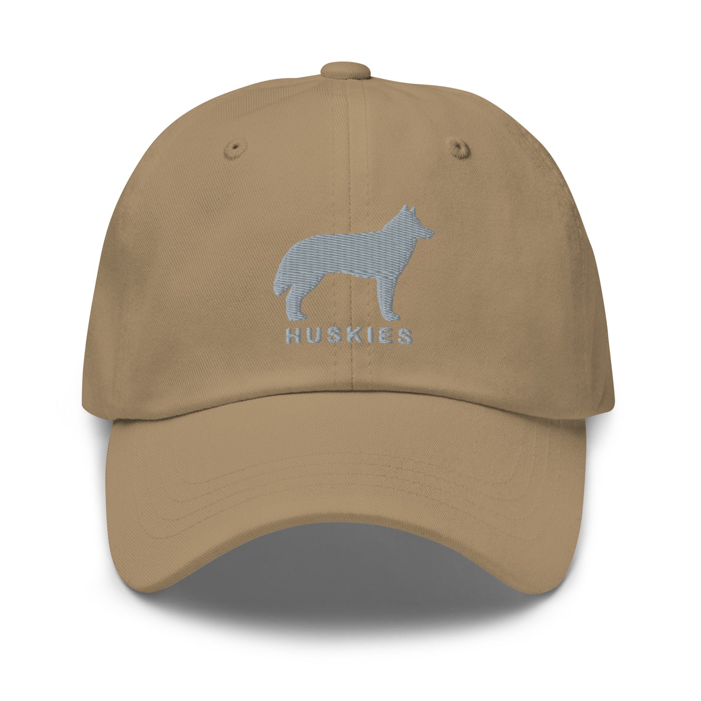 HUSKIES Silhouette Dad Hat, Embroidered Print