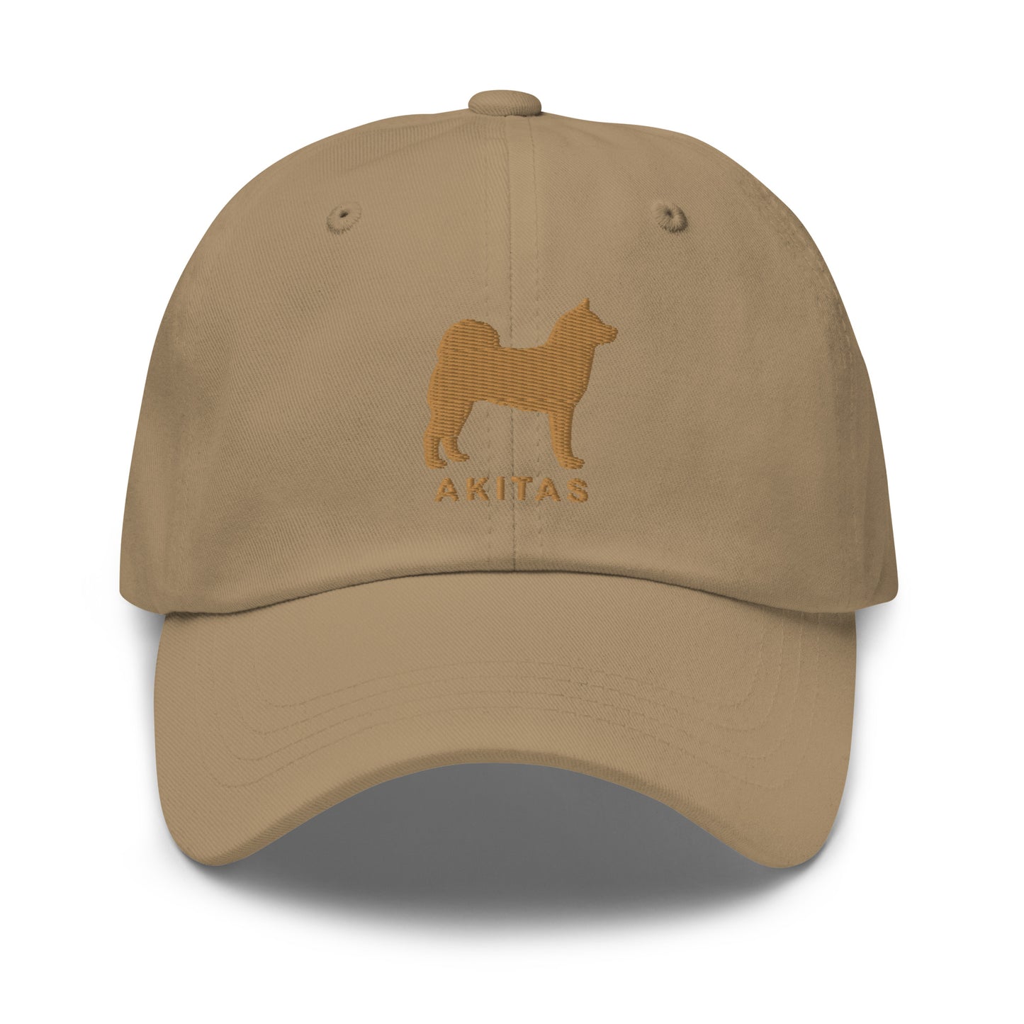 AKITAS Silhouette Dad Hat, Embroidered Print