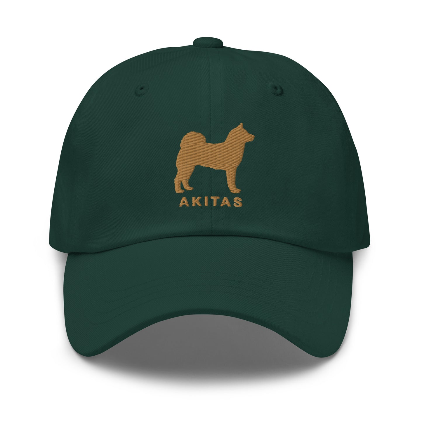 AKITAS Silhouette Dad Hat, Embroidered Print