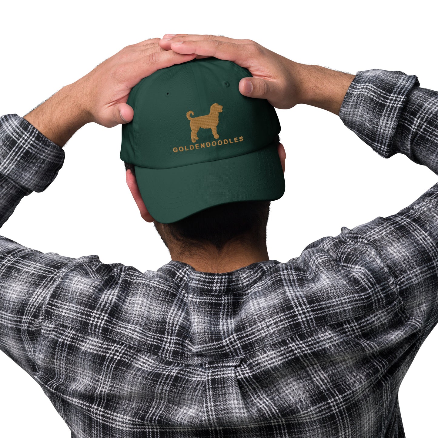 GOLDENDOODLES Silhouette Dad Hat, Embroidered Print