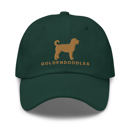 GOLDENDOODLES Silhouette Dad Hat, Embroidered Print