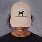 GOLDENDOODLES Silhouette Dad Hat, Black Embroidered Print