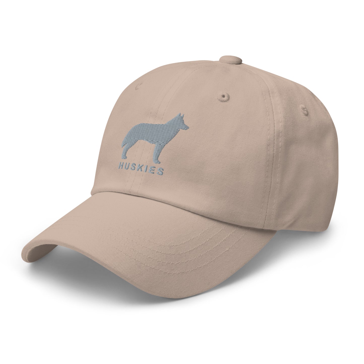 HUSKIES Silhouette Dad Hat, Embroidered Print