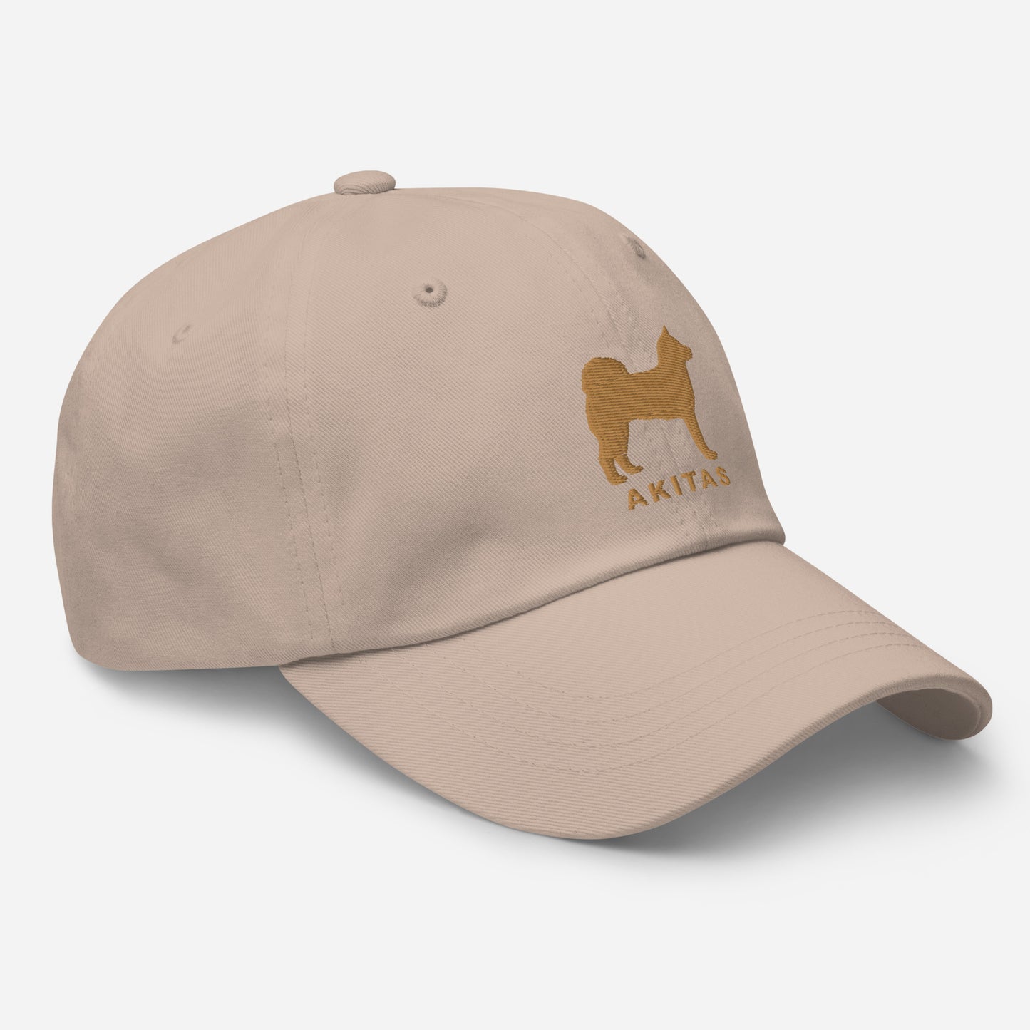 AKITAS Silhouette Dad Hat, Embroidered Print