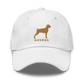 BOXERS Silhouette Dad Hat, Embroidered Print