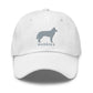 HUSKIES Silhouette Dad Hat, Embroidered Print