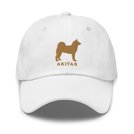 AKITAS Silhouette Dad Hat, Embroidered Print