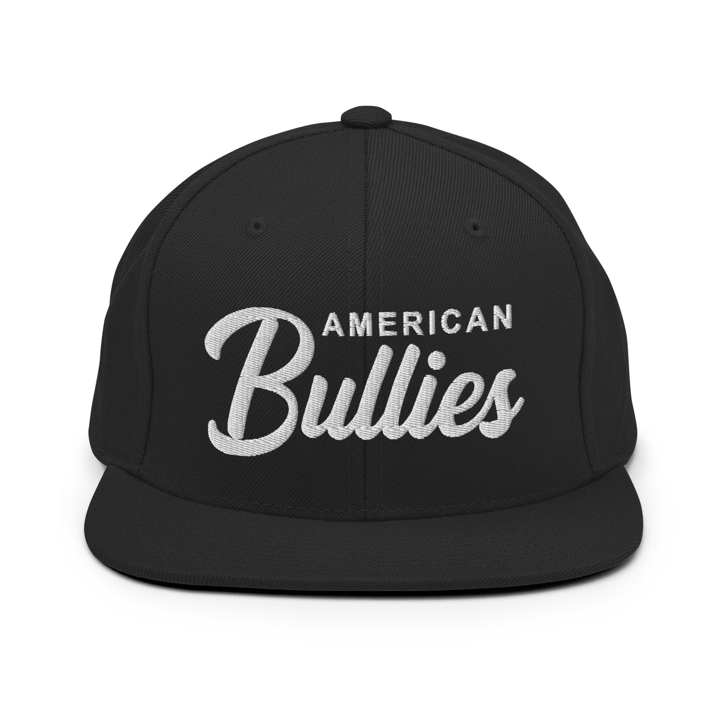 American Bullies Retro Snapback, Embroidered Print