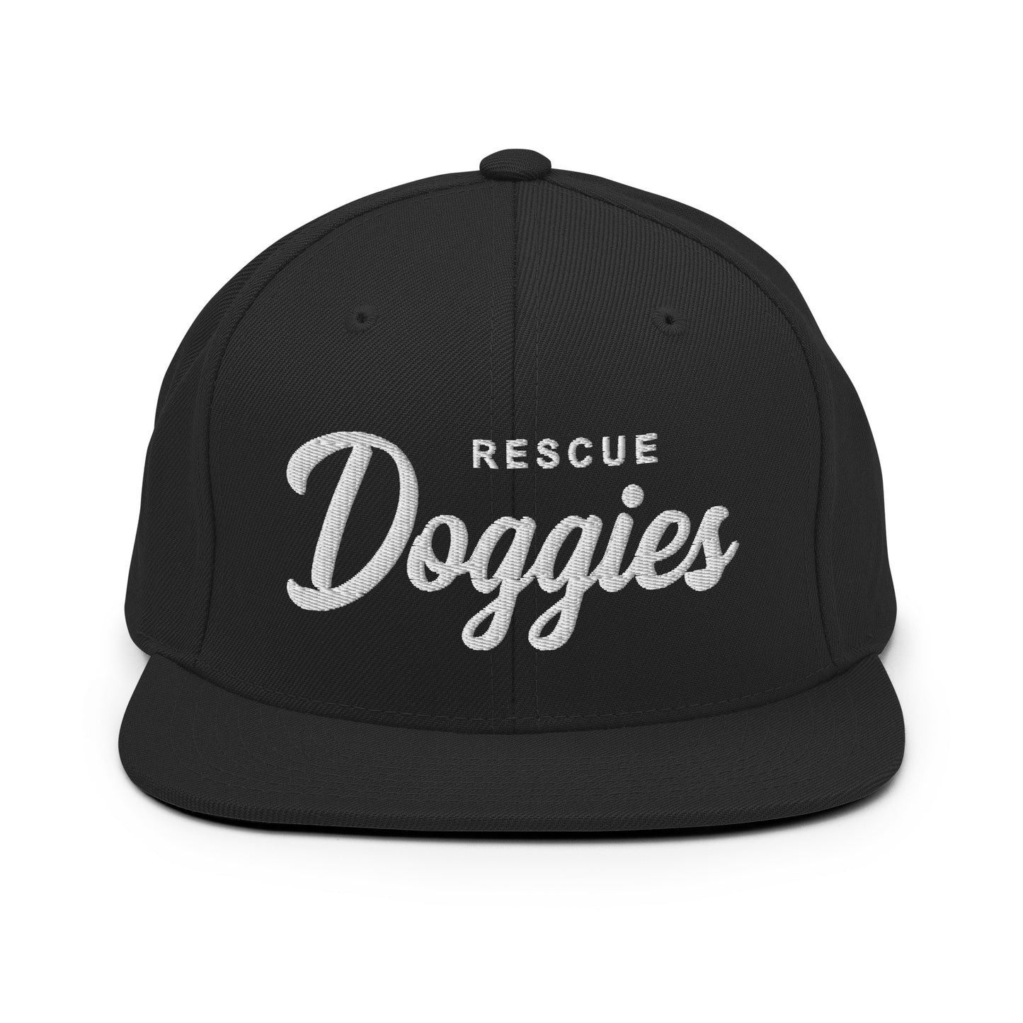 Rescue Doggies Retro Snapback, Embroidered Print