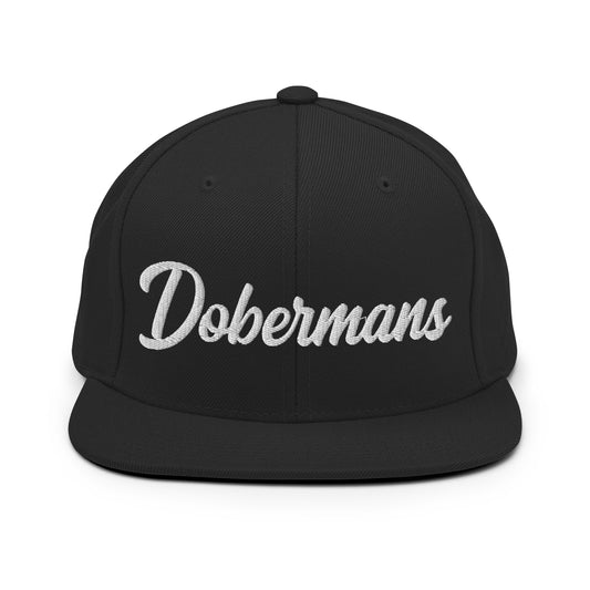 Dobermans Retro Snapback, Embroidered Print