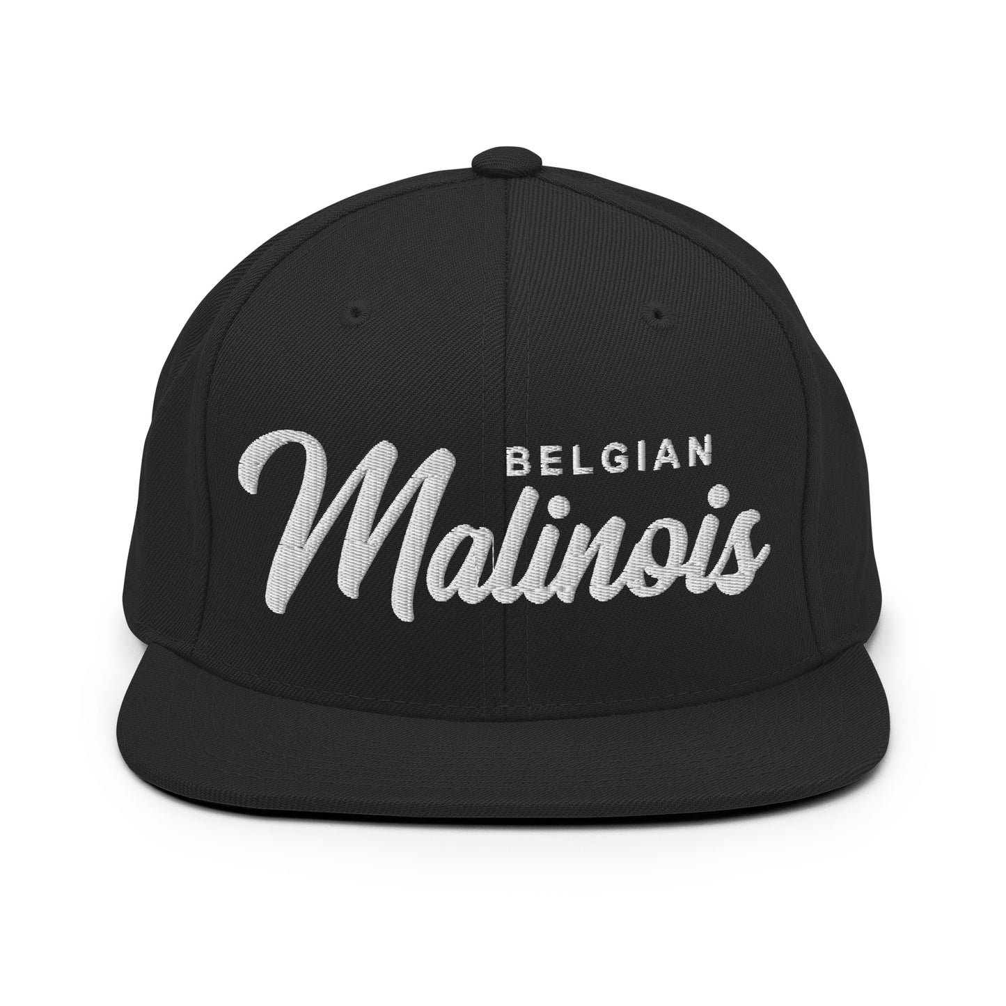 Belgian Malinois Retro Snapback, Embroidered Print