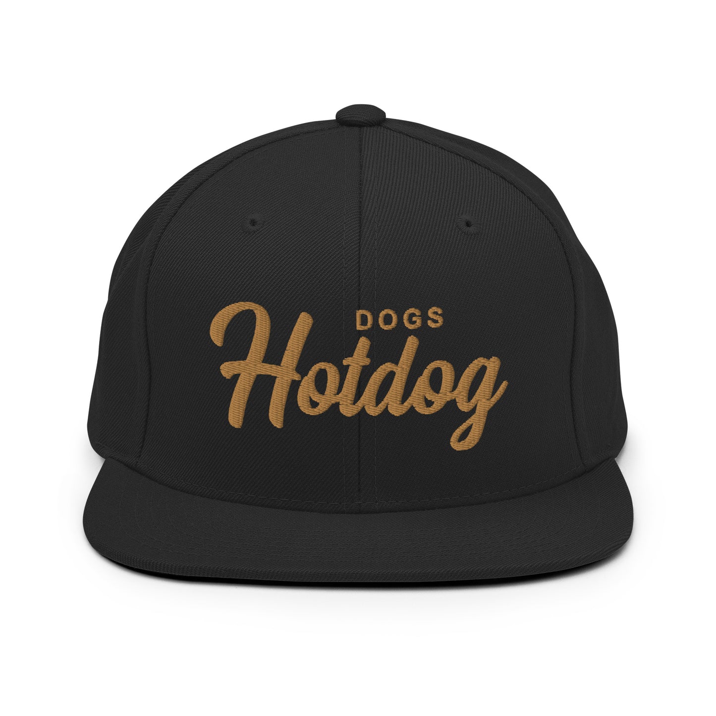 Hotdog DOGS Retro Snapback, Embroidered Print