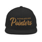 Hungarian Pointers (Vizslas) Retro Snapback, Brown Embroidered Print