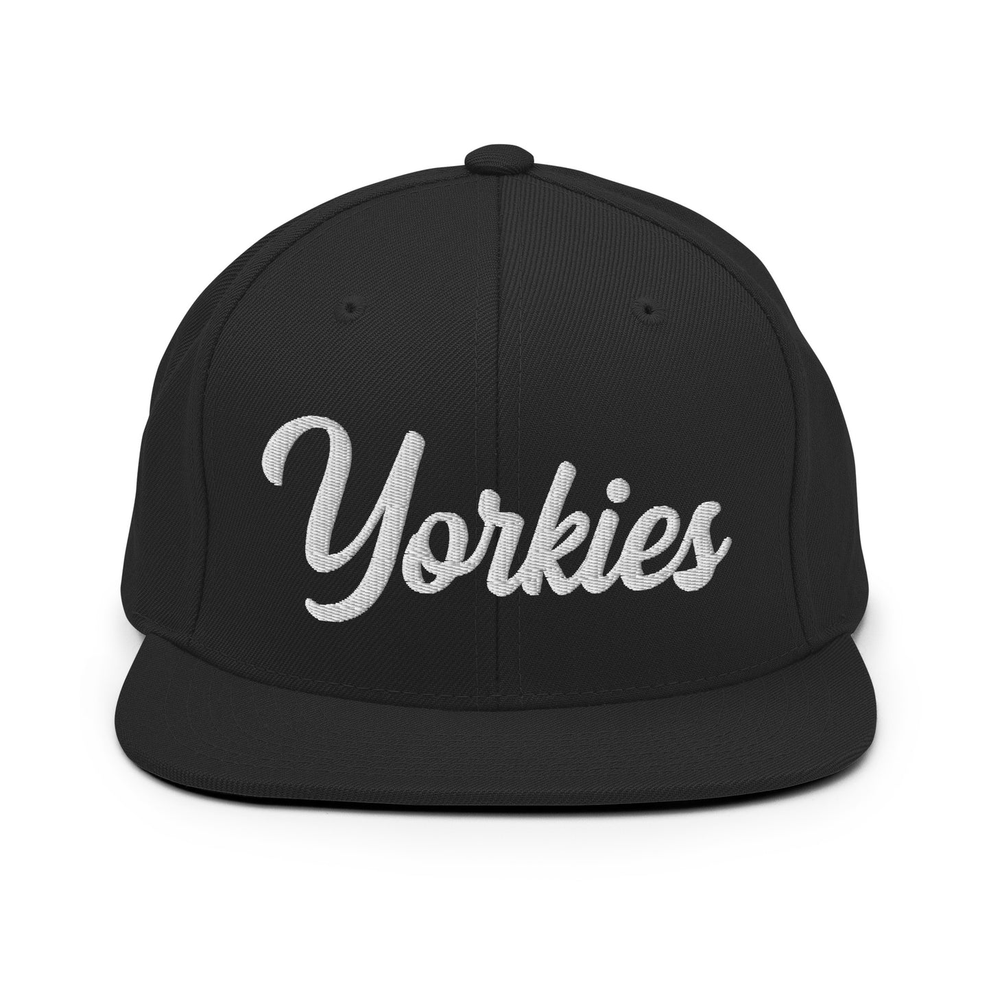 Yorkies Retro Snapback, Embroidered Print