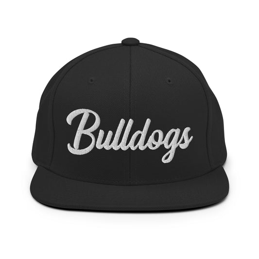 Bulldogs Retro Snapback, Embroidered Print