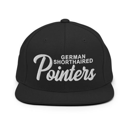 German Shorthaired Pointers Retro Snapback, Embroidered Print