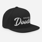 Golden Doodles Retro Snapback, White Embroidered Print