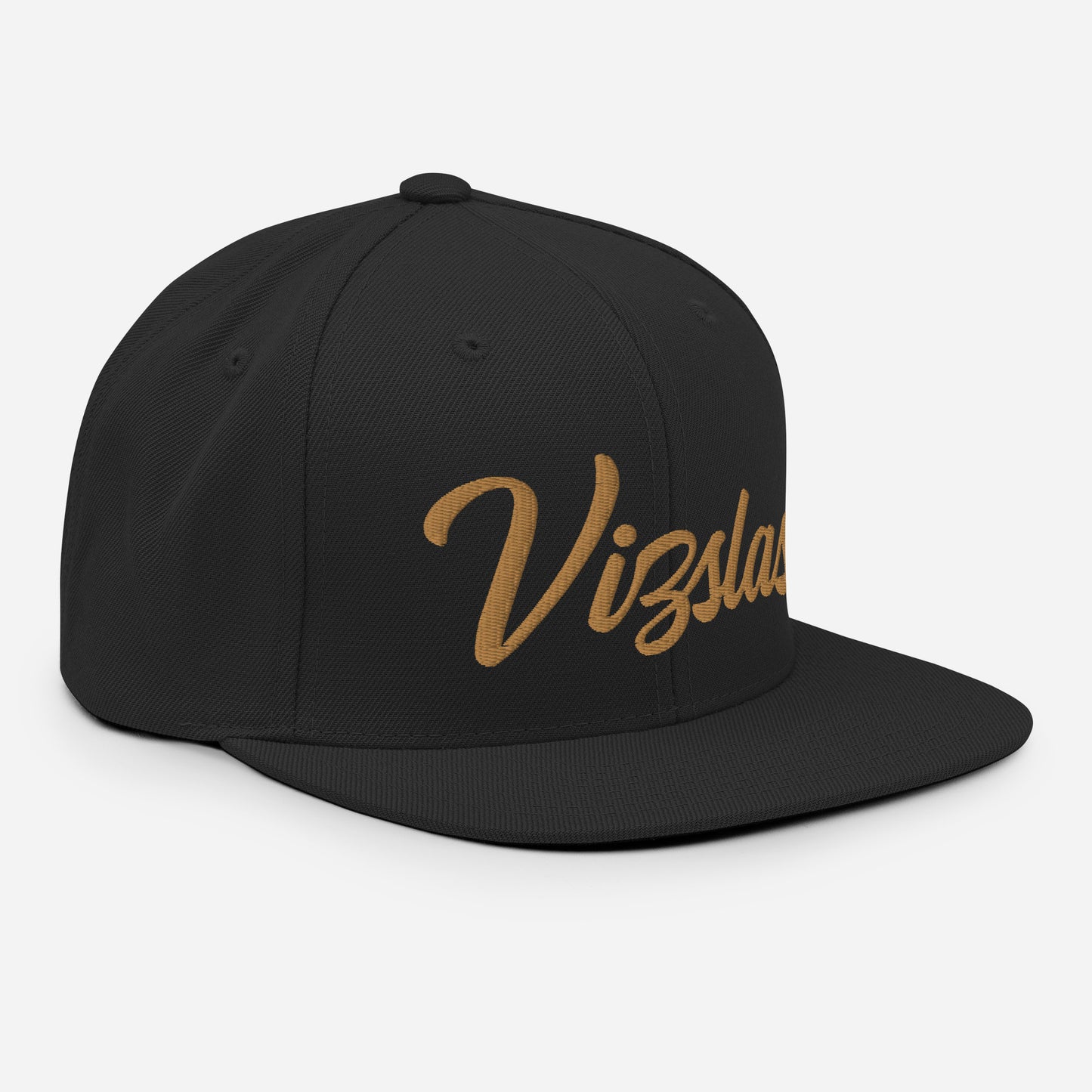 Vizslas Retro Snapback, Light Brown Embroidered Print