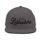 BLACK Labradors Retro Snapback, Embroidered Print