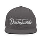 LONG HAIRED Dachshunds Retro Snapback, Embroidered Print