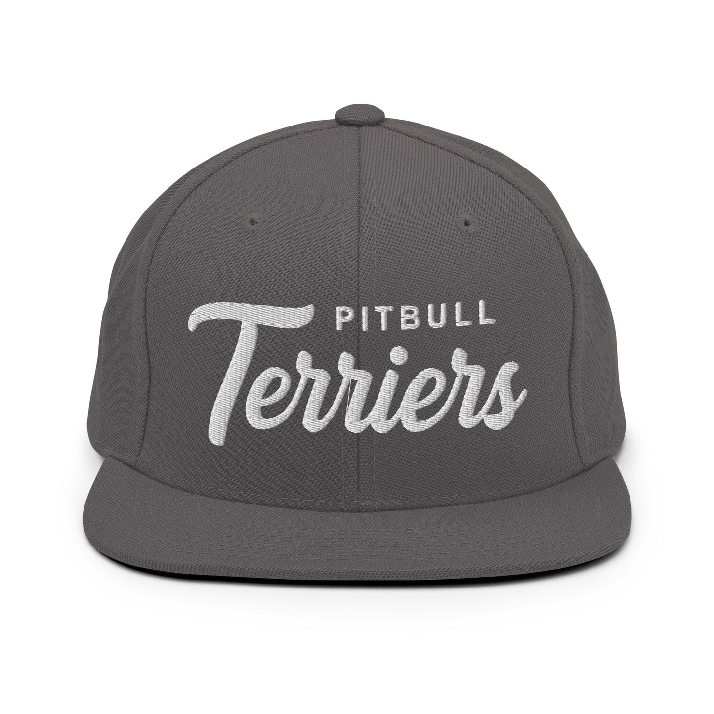 Pitbull Terriers Retro Snapback, Embroidered Print