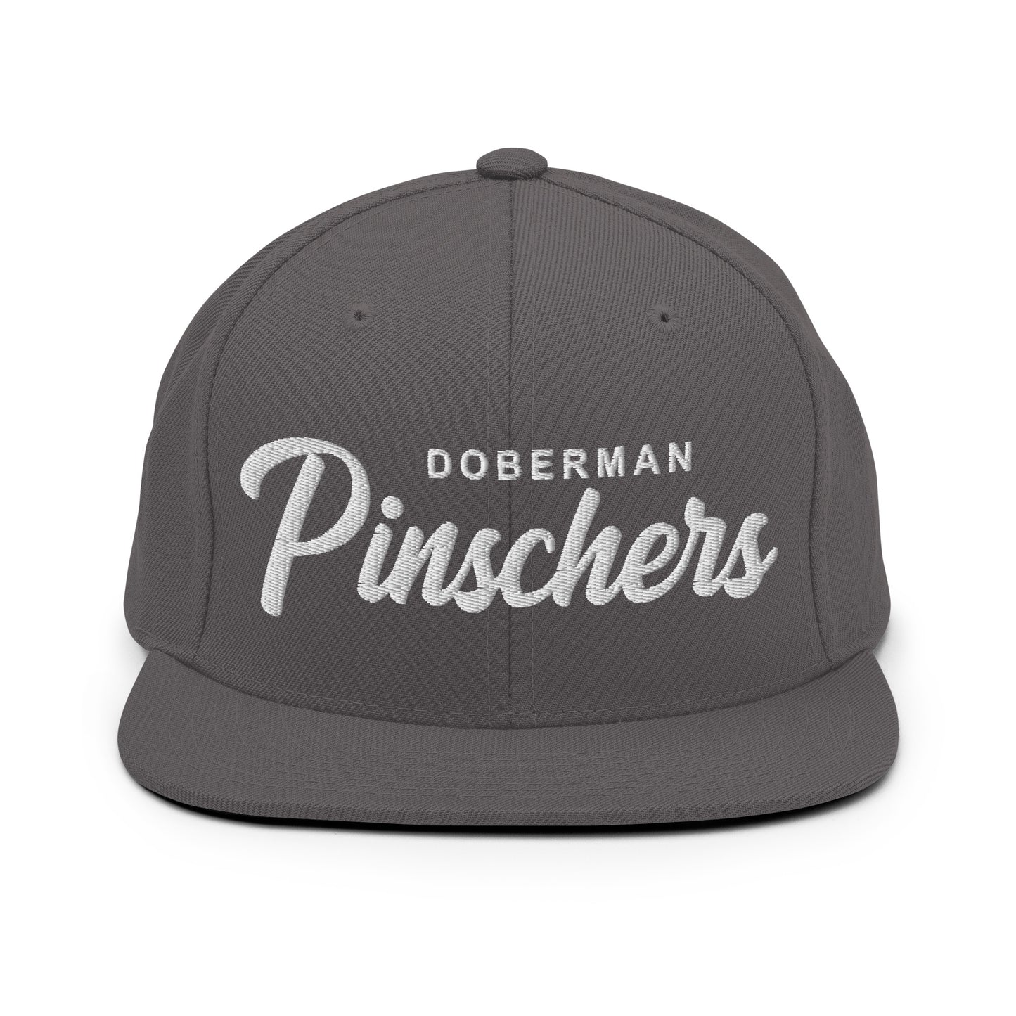 Doberman Pinschers Retro Snapback, Embroidered Print