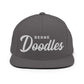 BERNE Doodles Retro Snapback, Embroidered Print