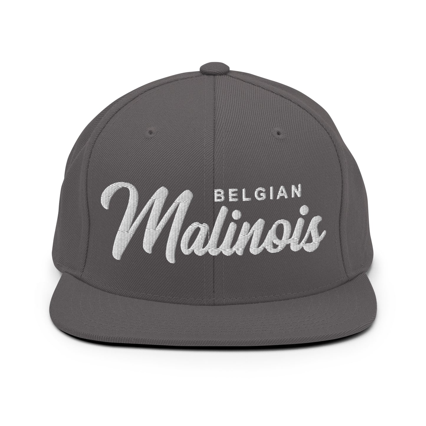 Belgian Malinois Retro Snapback, Embroidered Print