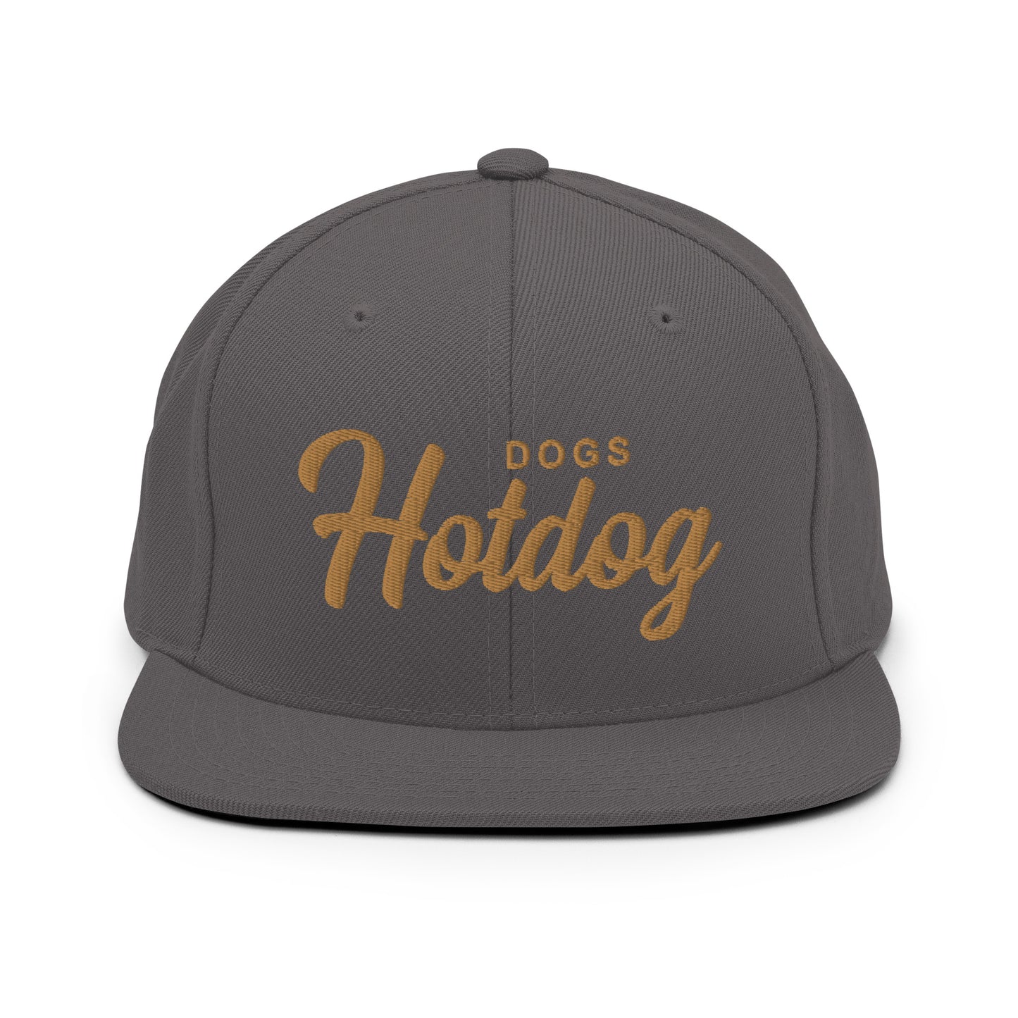 Hotdog DOGS Retro Snapback, Embroidered Print