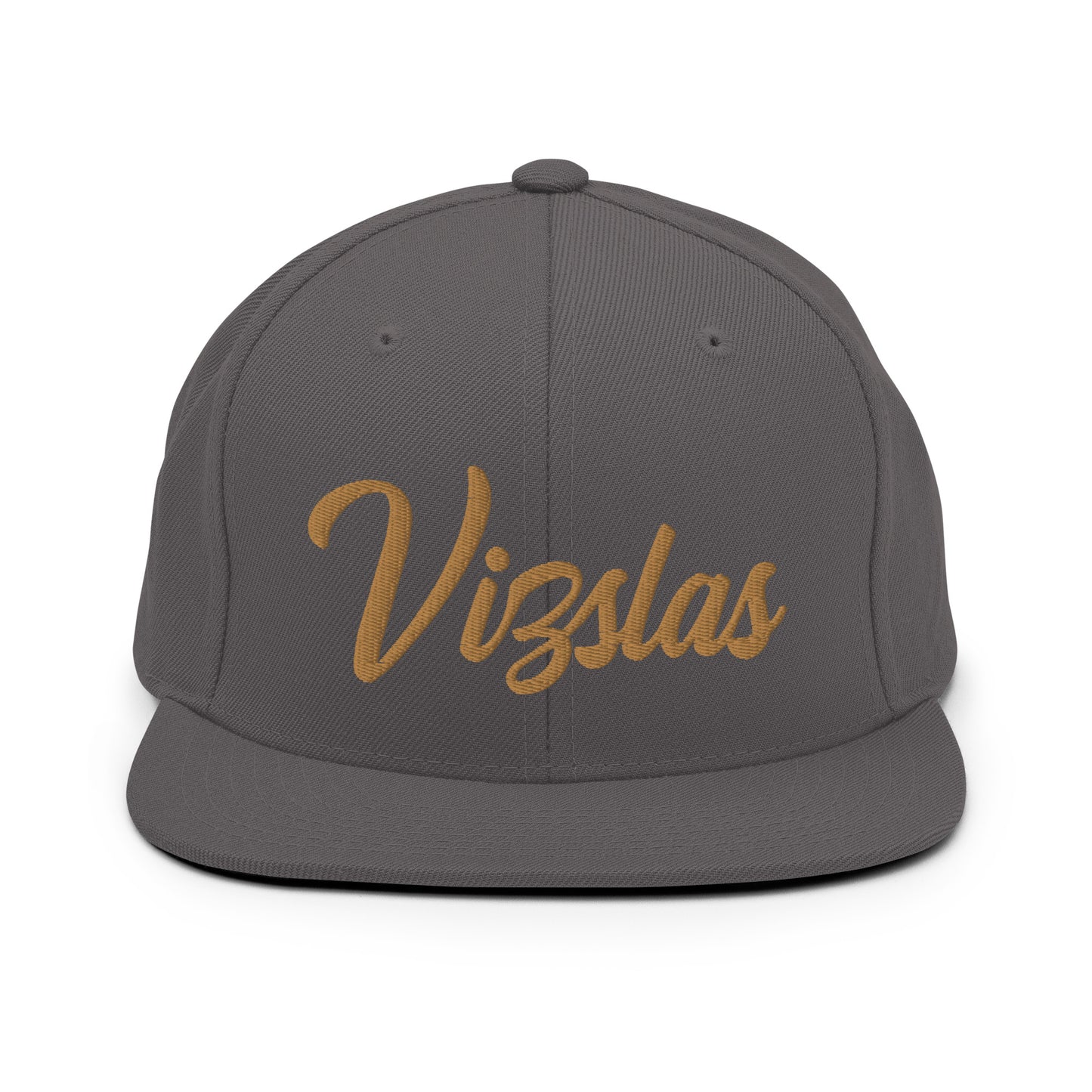 Vizslas Retro Snapback, Light Brown Embroidered Print