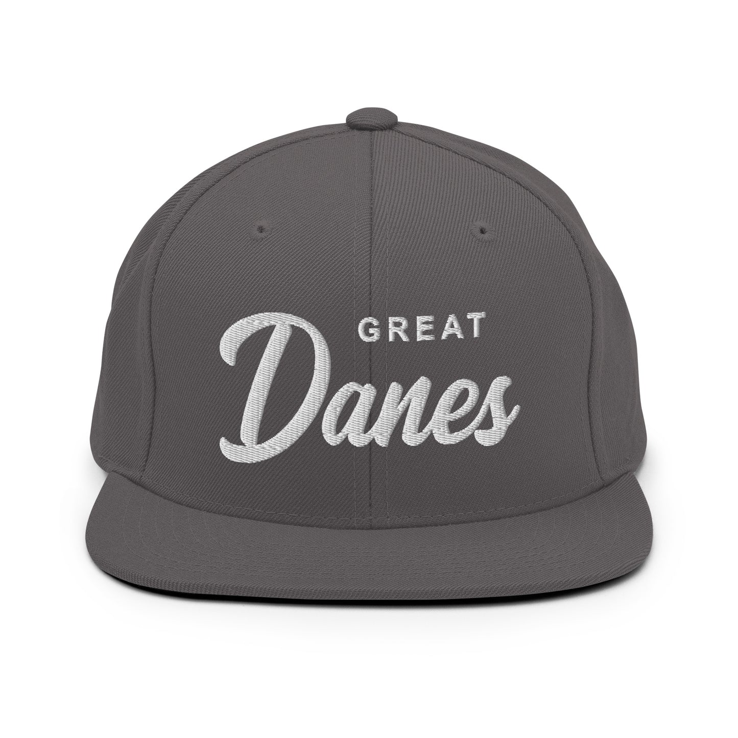 Great Danes Retro Snapback, Embroidered Print