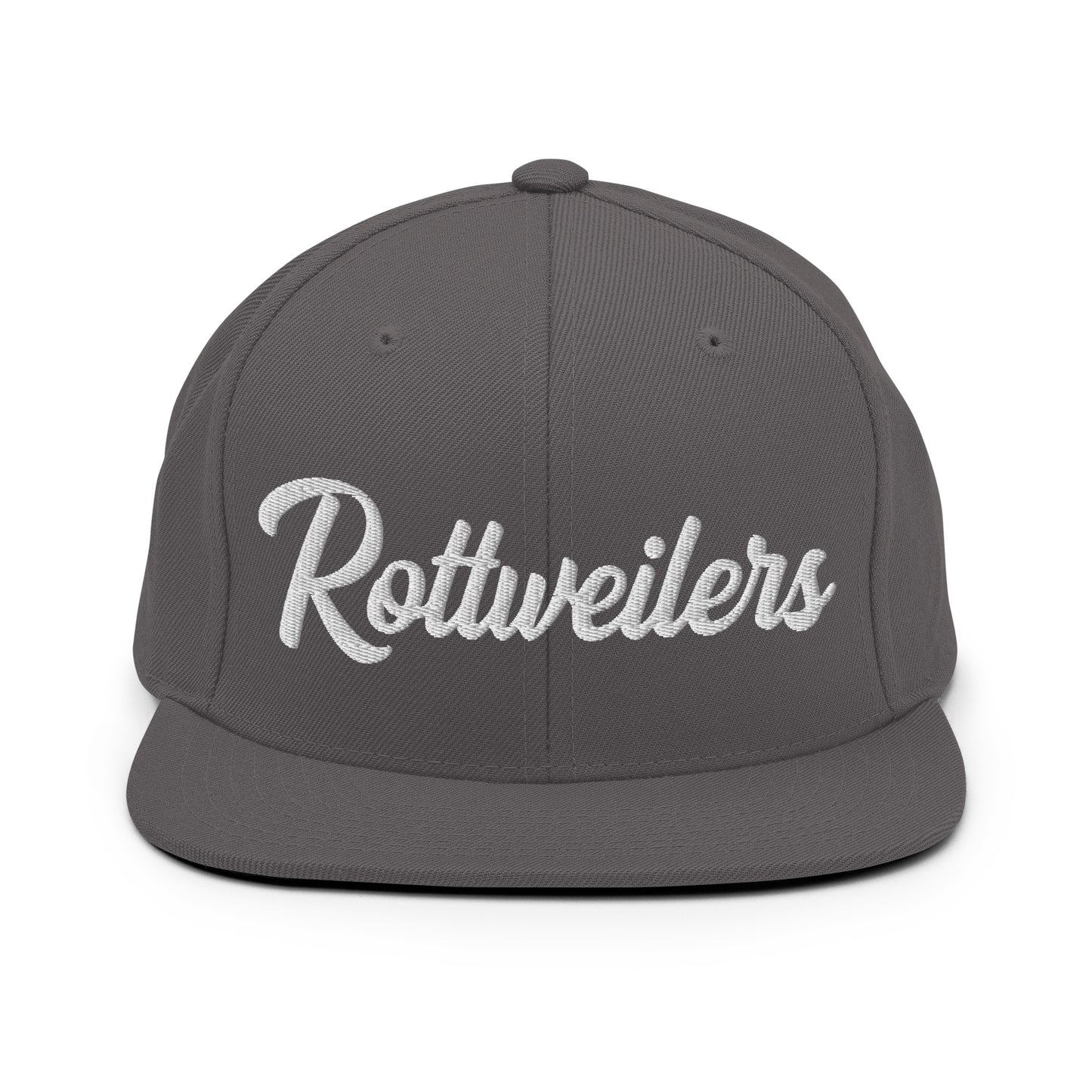 Rottweilers Retro Snapback, Embroidered Print