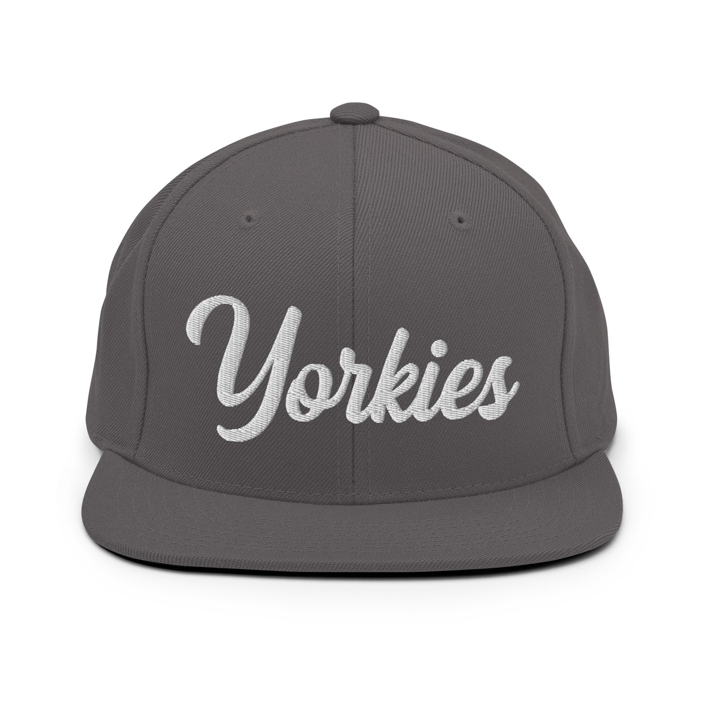 Yorkies Retro Snapback, Embroidered Print