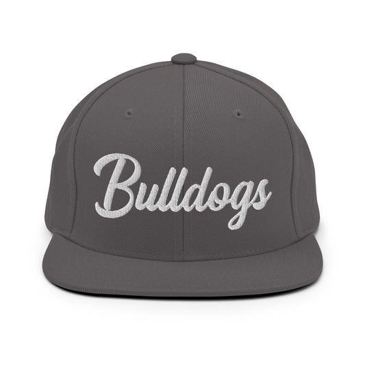 Bulldogs Retro Snapback, Embroidered Print