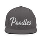 Poodles Retro Snapback, Embroidered Print