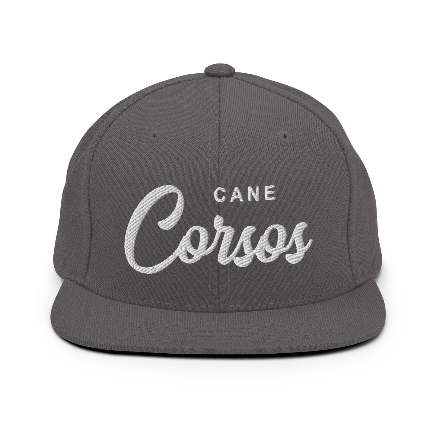 Cane Corsos Retro Snapback, Embroidered Print