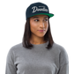 Golden Doodles Retro Snapback, White Embroidered Print