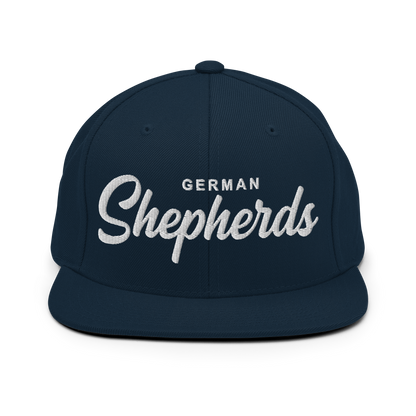 German Shepherds Retro Snapback, Embroidered Print