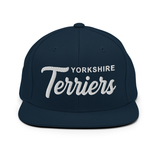 YORKSHIRE Terriers Retro Snapback, Embroidered Print