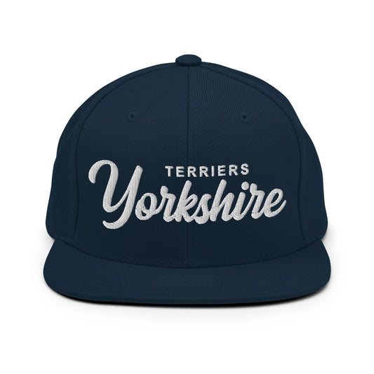 Yorkshire TERRIERS Retro Snapback, Embroidered Print