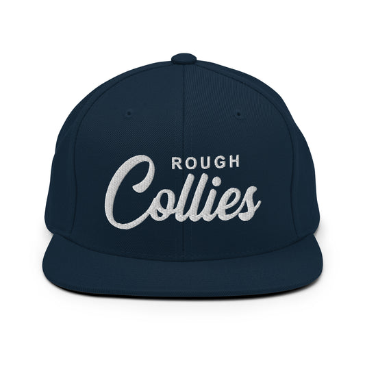 Rough Collies Retro Snapback, Embroidered Print