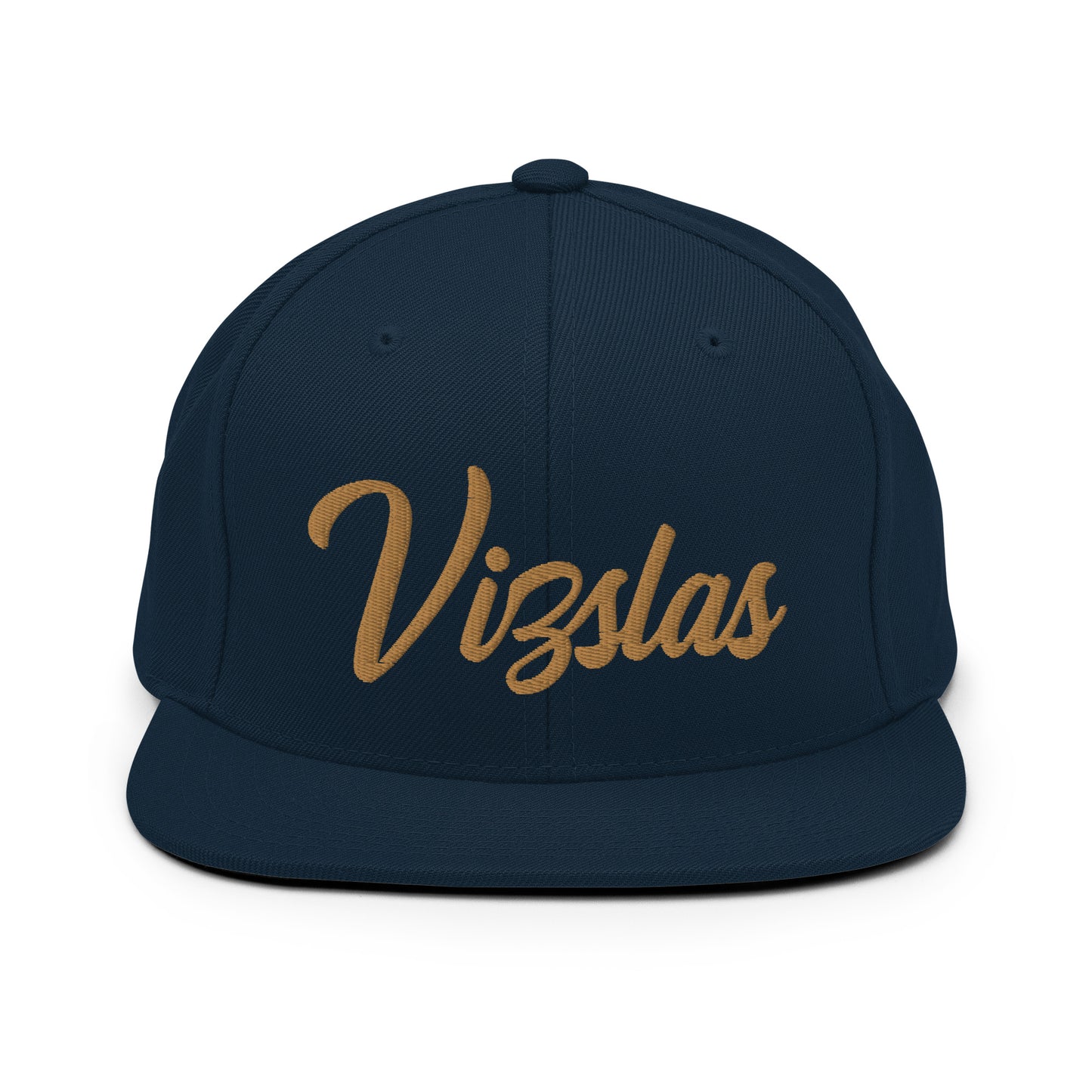 Vizslas Retro Snapback, Light Brown Embroidered Print